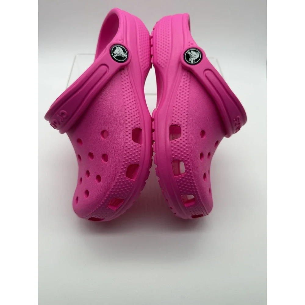 New No Box Crocs Classic Clog Unisex Kids Pink Crush Slip-On Size C 13